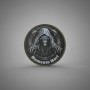 Шеврон ПВХ Круглий Memento mori Жнець