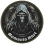 Шеврон ПВХ Круглий Memento mori Жнець
