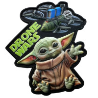 Шеврон ПВХ 3D ҐРОҐУ Йода Drone Wars