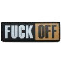 Шеврон ПВХ Полоска F*ck Off