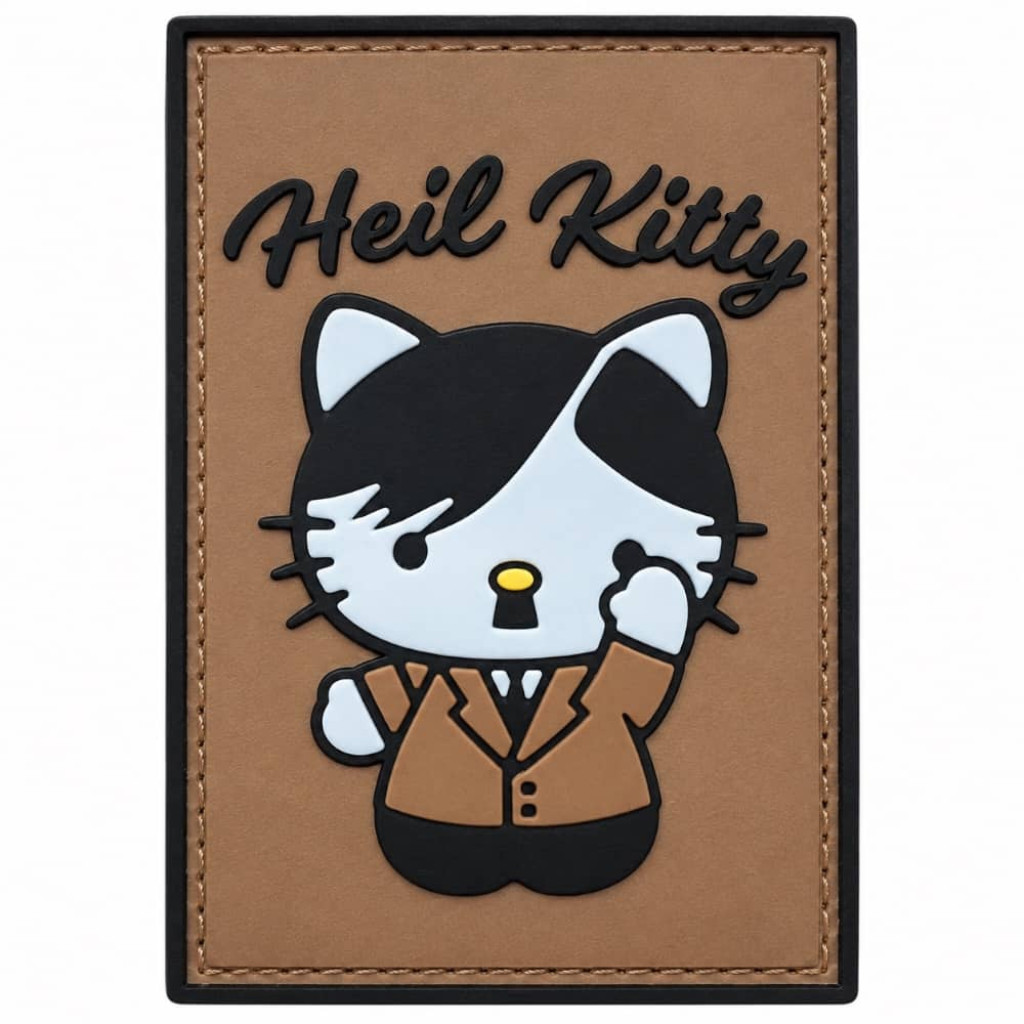 Шеврон ПВХ Heil Kitty Brown