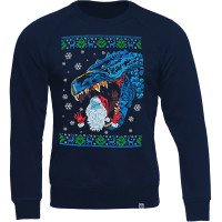 Світшот Santa та Godzilla