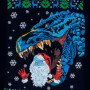 Світшот Santa та Godzilla
