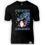 Футболка Santa та Godzilla