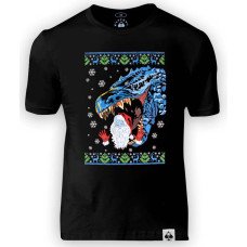 Футболка Santa та Godzilla