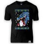 Футболка Santa та Godzilla