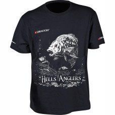 Футболка чорна DRAGON КАРП Люмі