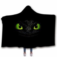 Мантія-плед 3D Toothless Black