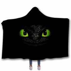 Мантія-плед 3D Toothless Black