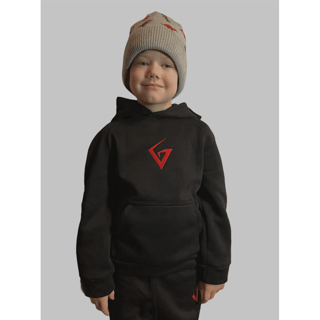 Худі Унісекс GANK KIDS Urban Style fleece Black