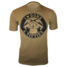 Футболка I Love Guns & Titties