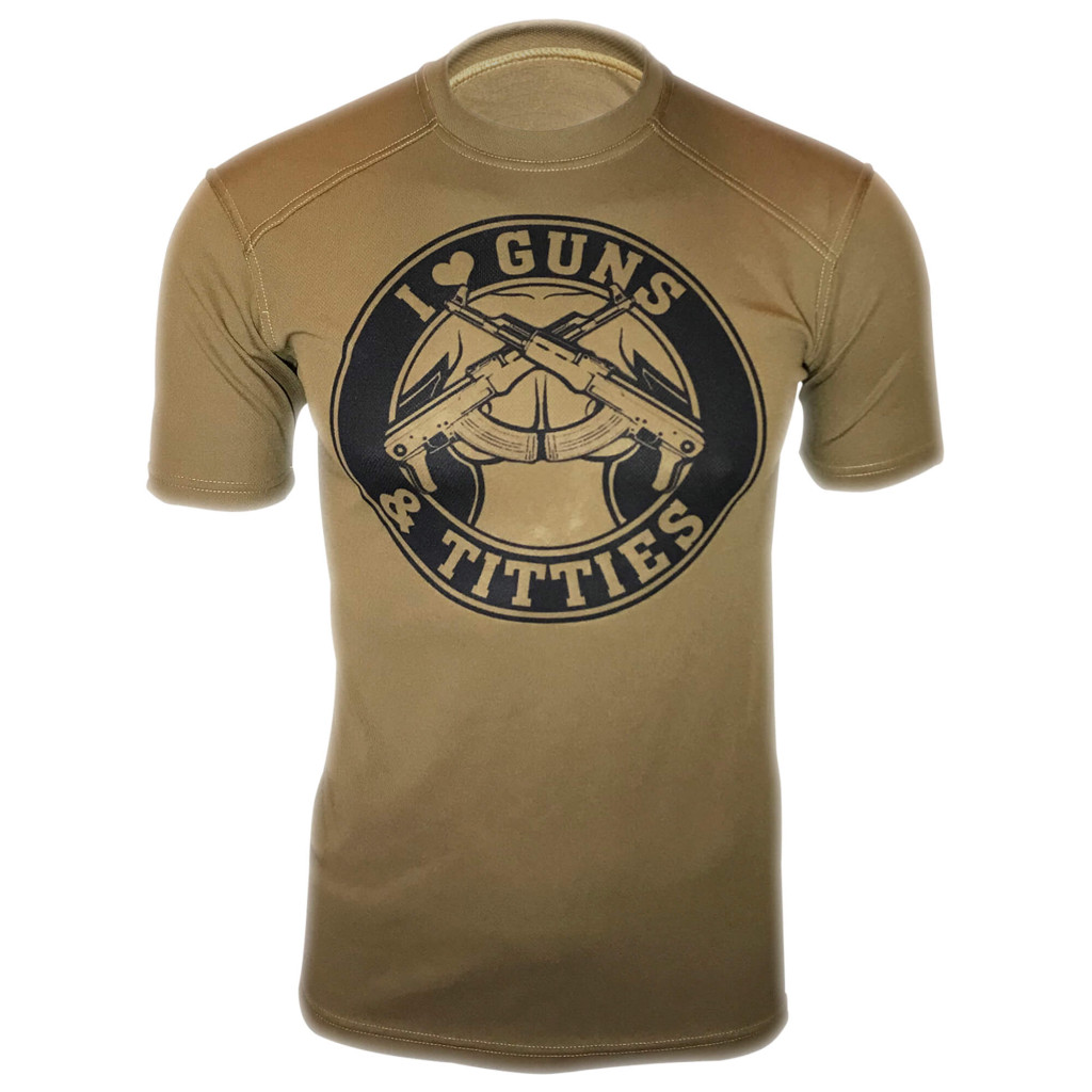 Футболка I Love Guns & Titties