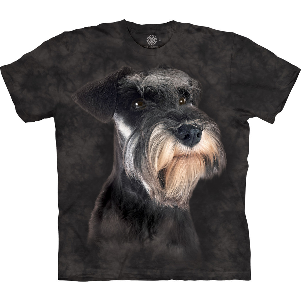 Футболка The Mountain - Miniature Schnauzer Portrait