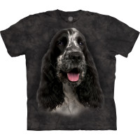 Футболка The Mountain - Black And White English Cocker Spaniel