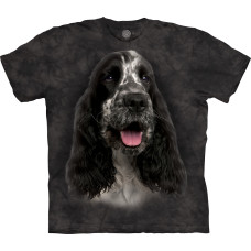 Футболка The Mountain - Black And White English Cocker Spaniel