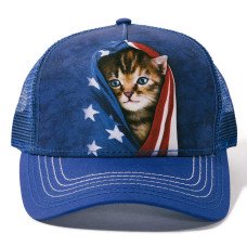 Кепка тракер The Mountain - Patriotic Kitten