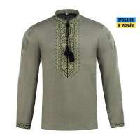 Вишиванка Тактична 100% льон Gen II Olive
