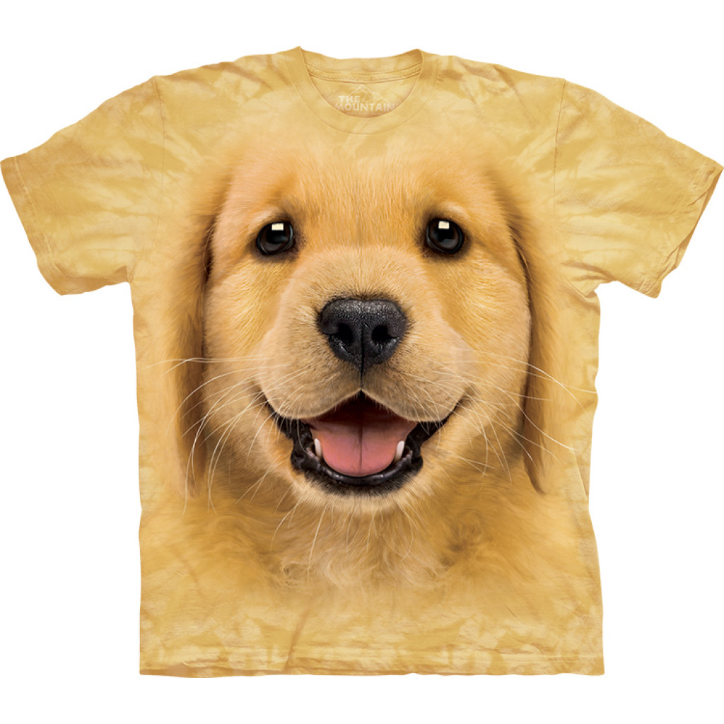 Футболка The Mountain - Golden Retriever Puppy