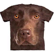 Футболка The Mountain - Chocolate Lab Face