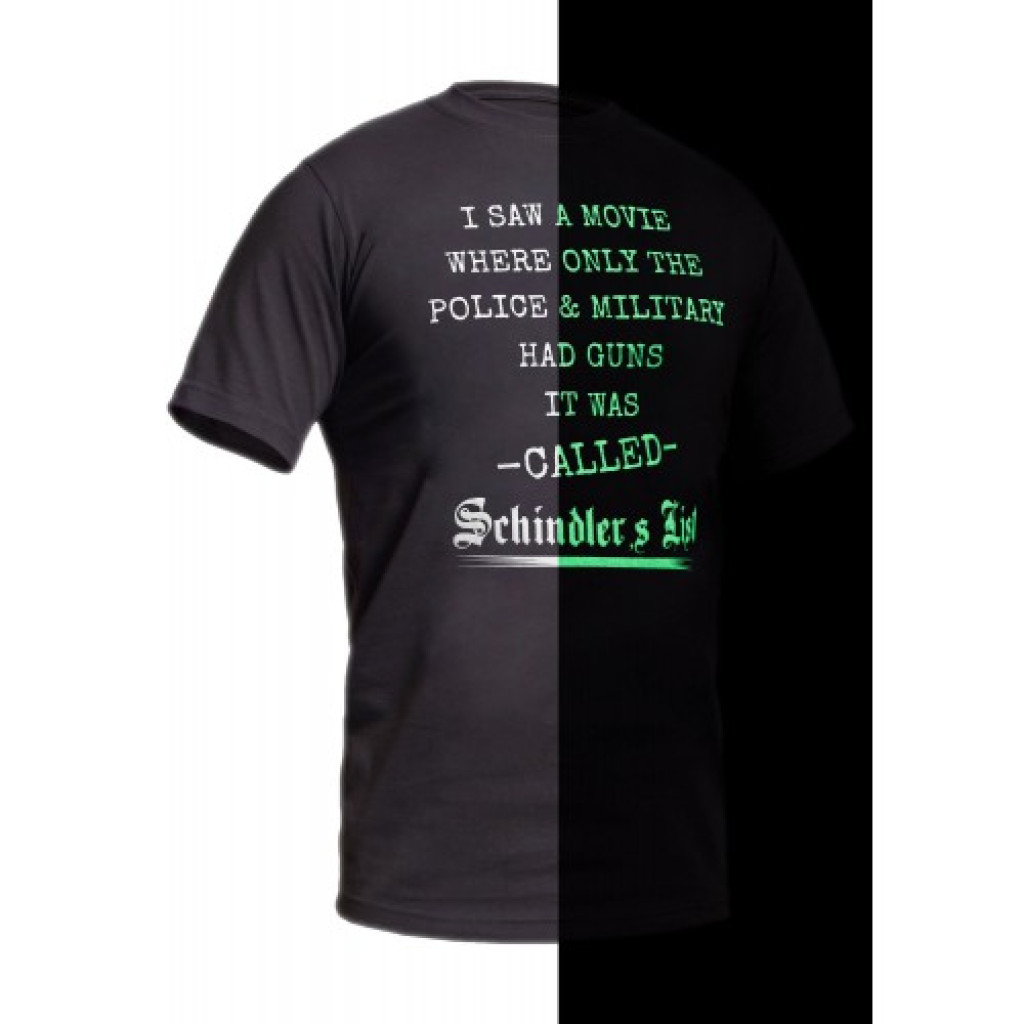 Футболка Schindler`s List NightGlow Series Graphite