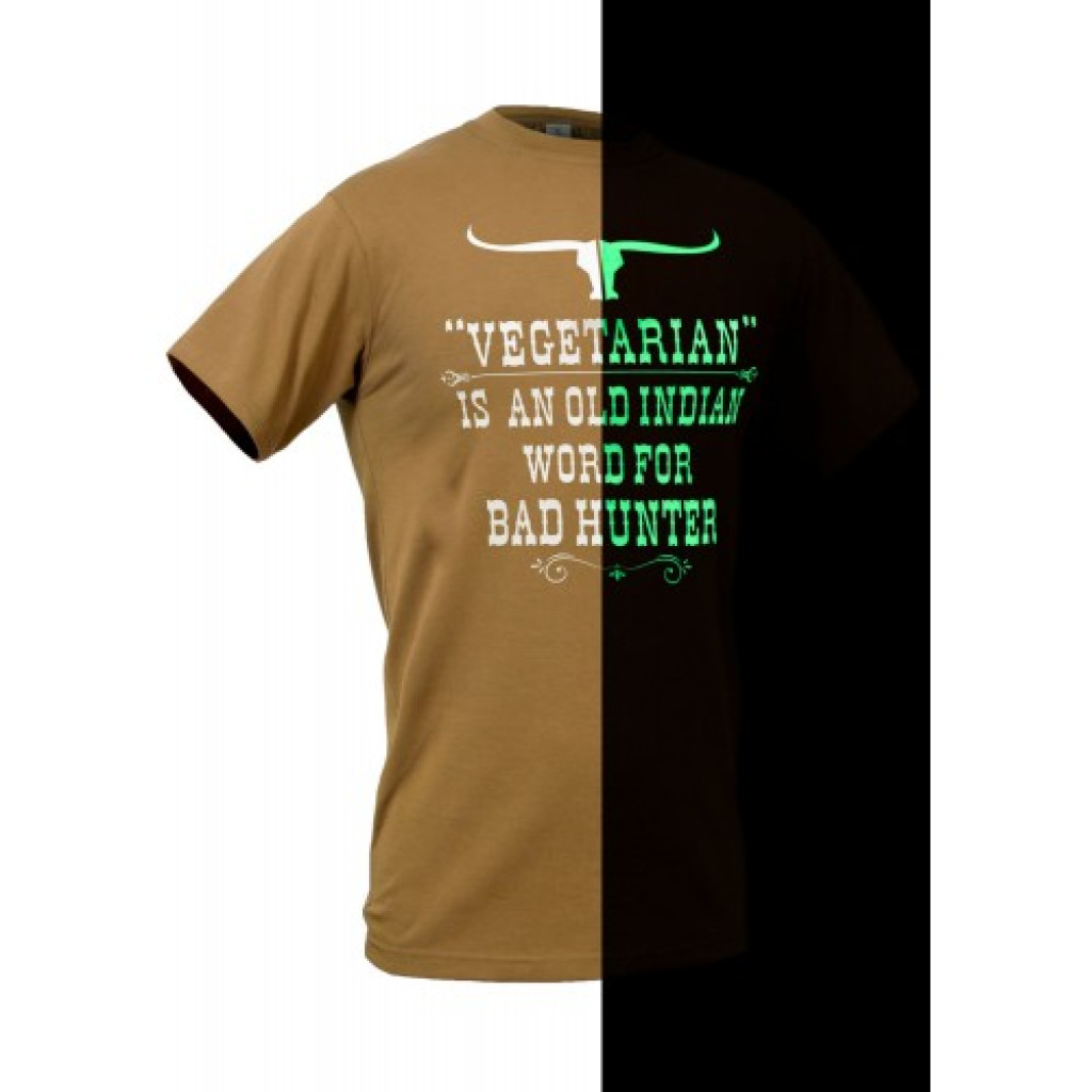 Футболка Vegetarian NightGlow Series Coyote Brown