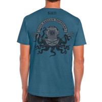 Футболка 5.11 Tactical Release the Kraken, Indigo