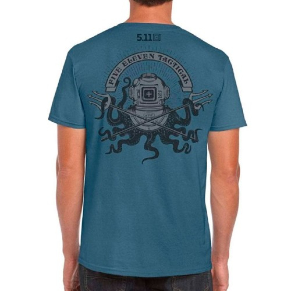 Футболка 5.11 Tactical Release the Kraken, Indigo