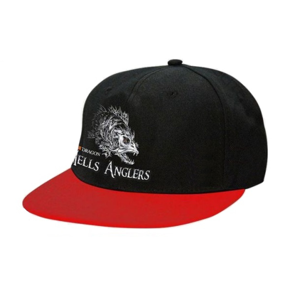 Кепка Dragon Hells Anglers Щука чорно-червона