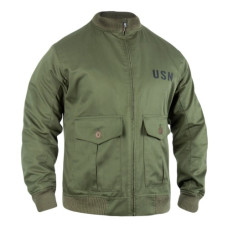 Куртка-бомбер USN-37J1 Pilot Jacket Olive Drab