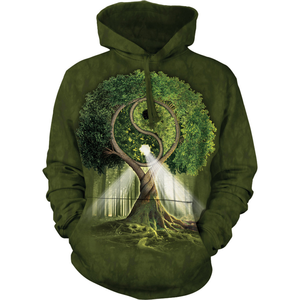 Худi - кенгуру The Mountain - Yin Yang Tree 