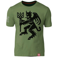 Футболка Чорт olive