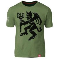 Футболка Чорт olive