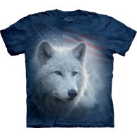 Футболка The Mountain - Patriotic White Wolf 