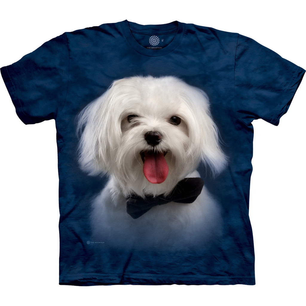 Футболка The Mountain -  Handsome White Maltese