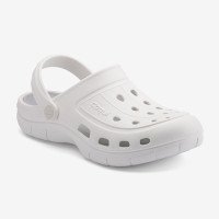 Клоги (сабо) Coqui Jumper White/Khaki Grey