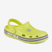Клоги (сабо) Coqui Lindo Citrus/Mid. grey PRBLM + amulet