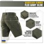 Шорти Aggressor Summer Flex Army Olive