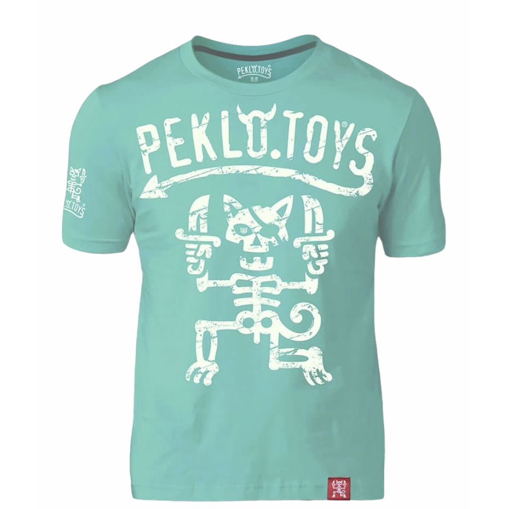 Футболка Сat with knives menthol 