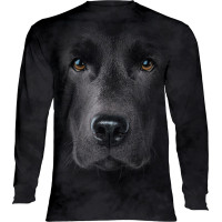 Лонгслив The Mountain - Black Lab Face - Лабрадор
