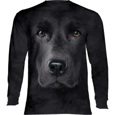 Лонгслив The Mountain - Black Lab Face - Лабрадор