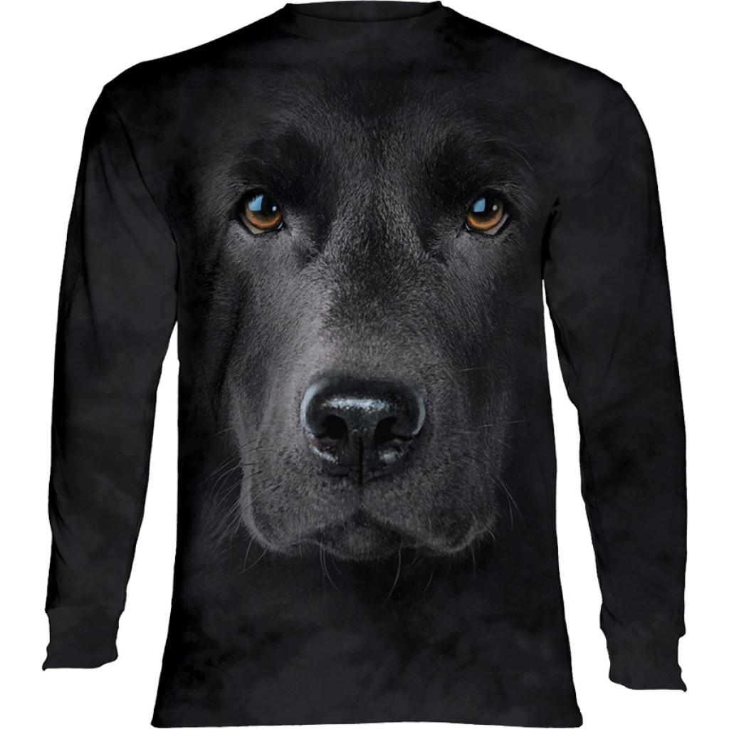 Лонгслив The Mountain - Black Lab Face - Лабрадор