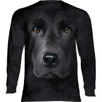 Лонгслив The Mountain - Black Lab Face - Лабрадор
