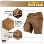 Шорти Aggressor short Coyote Brown