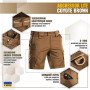Шорти Aggressor short Coyote Brown
