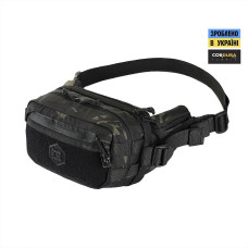 Сумка поясна  M-Tac City Chest Pack Gen.II Elite Hex Multicam Black/Black