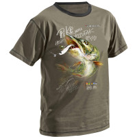 Футболка Dragon Щука Olive