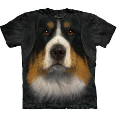 Футболка The Mountain - Bernese Mountain Dog Face Зенненхунд