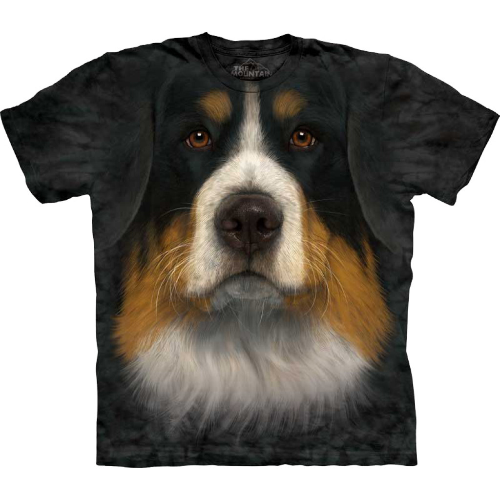 Футболка The Mountain - Bernese Mountain Dog Face Зенненхунд