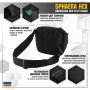 Сумка Sphaera Hex Hardsling Bag Elite Black