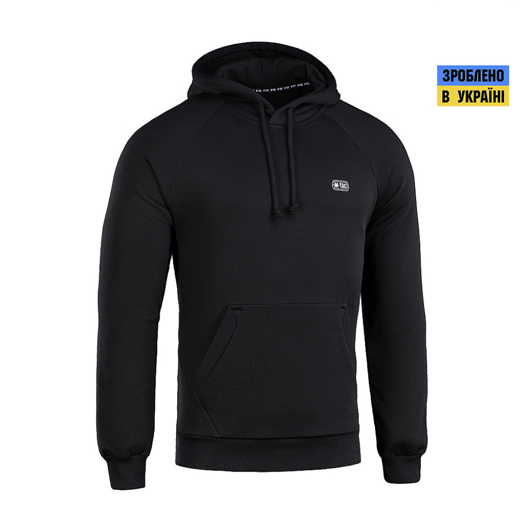 Кофта M-Tac Hoodie Cotton Raglan Black